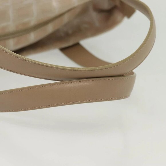 CHANEL New Travel Line Hand Bag Nylon Beige Gold CC Auth ep10569 - Picture 8 of 16